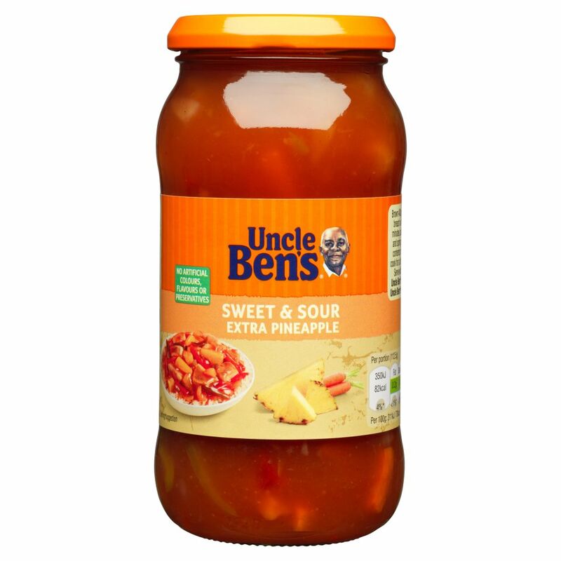 UNCLE BEN'S® Sweet & Sour Extra Pineapple 450g UNCLE BEN'S® Sweet & Sour Extra Pineapple 450g