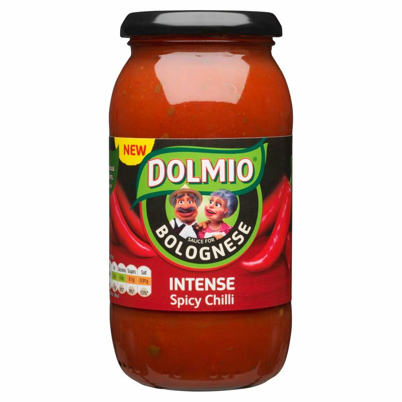 DOLMIO® Sauce for Bolognese Intense Spicy Chilli 500g DOLMIO® Sauce for Bolognese Intense Spicy Chilli 500g