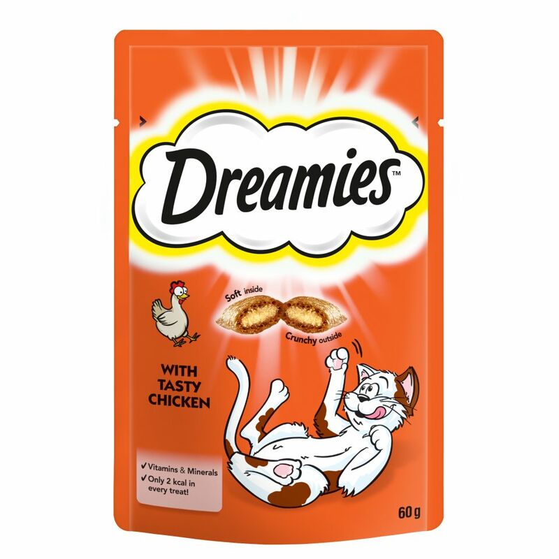 DREAMIES™ Cat Treats with Tasty Chicken 60g DREAMIES™ Cat Treats with Tasty Chicken 60g