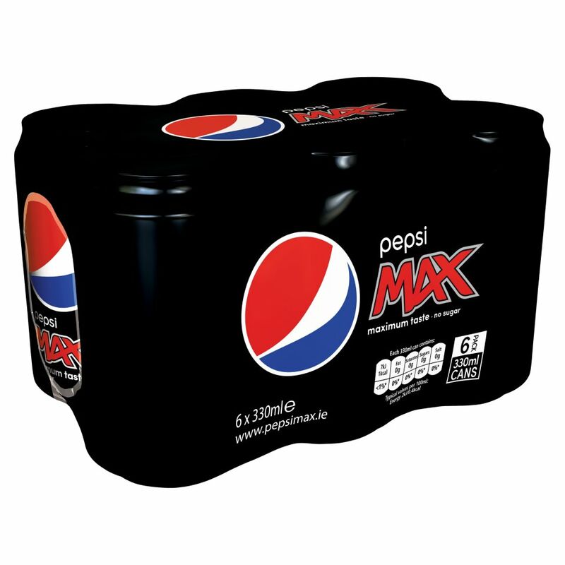 Pepsi Max 6 x 330ml