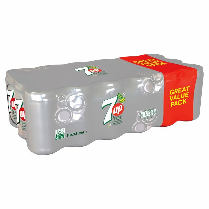 7UP Free 18 x 330ml