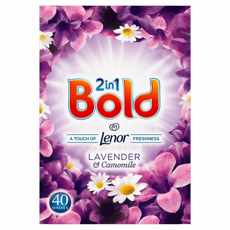 Bold 2in1 Washing Powder Lavender & Camomile 40 Washes