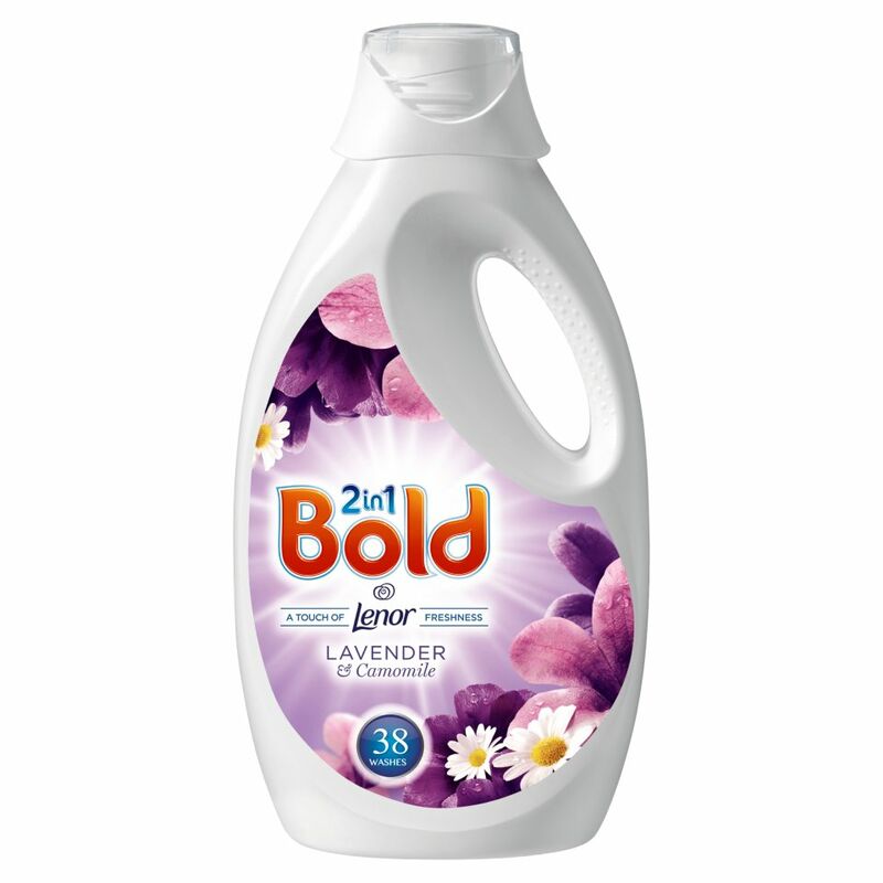 Bold 2in1 Washing Liquid Lavender & Camomile 1.9L 38 Washes