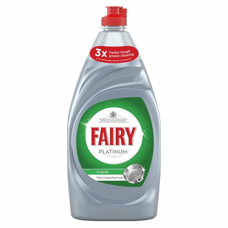 Fairy Platinum Washing Up Liquid Original 820ML