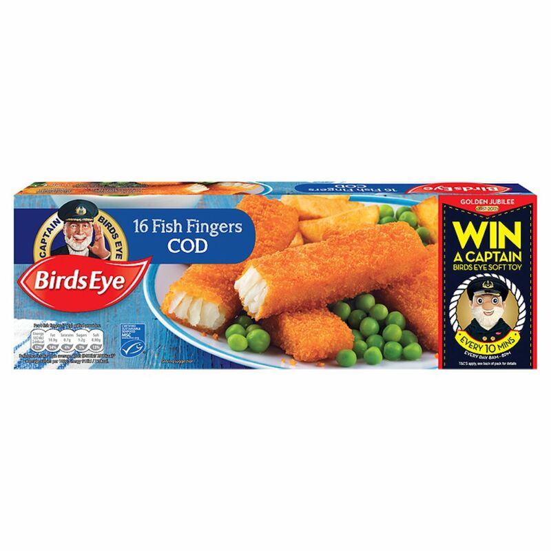 Birds Eye 16 Fish Fingers Cod 448g Birds Eye 16 Fish Fingers Cod 448g