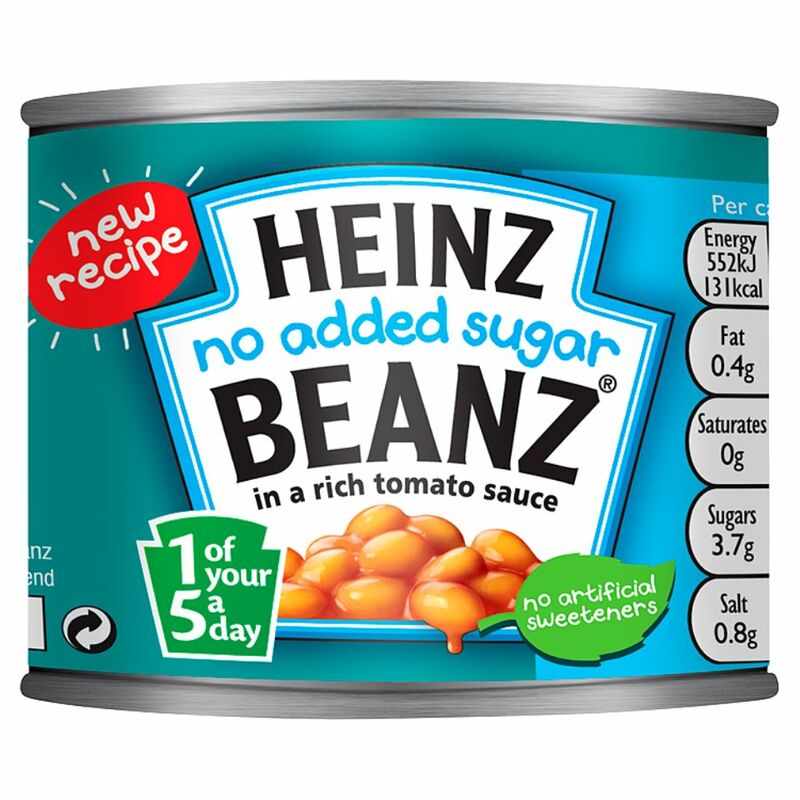 Heinz No Added Sugar Beanz in a Rich Tomato Sauce 200g