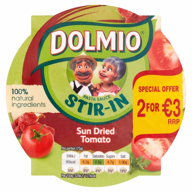DOLMIO® Pasta Sauce Stir-In Sun Dried Tomato 150g DOLMIO® Pasta Sauce Stir-In Sun Dried Tomato 150g