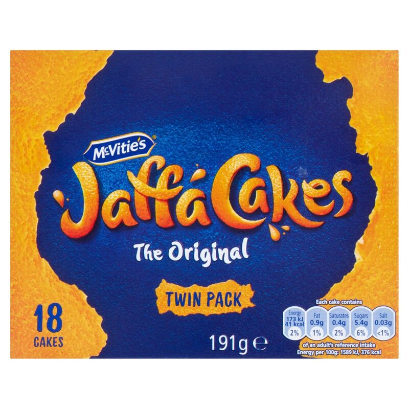 Mcvitie's Jaffa Cakes The Original Twin Pack 18 Cakes 191g