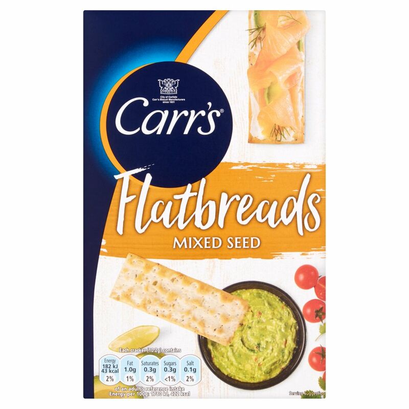 Carr's Flatbreads Mixed Seed 150g Carr's Flatbreads Mixed Seed 150g