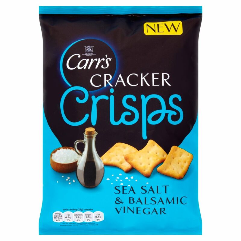 Carr's Cracker Crisps Sea Salt & Balsamic Vinegar 150g Carr's Cracker Crisps Sea Salt & Balsamic Vinegar 150g