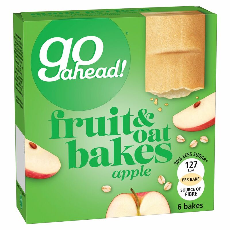 Go Ahead! 6 Apple Fruit & Oat Bakes 210g Go Ahead! 6 Apple Fruit & Oat Bakes 210g
