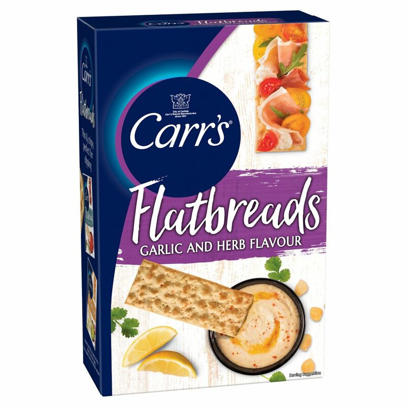 Carr's Flatbreads Garlic and Herb Flavour 150g