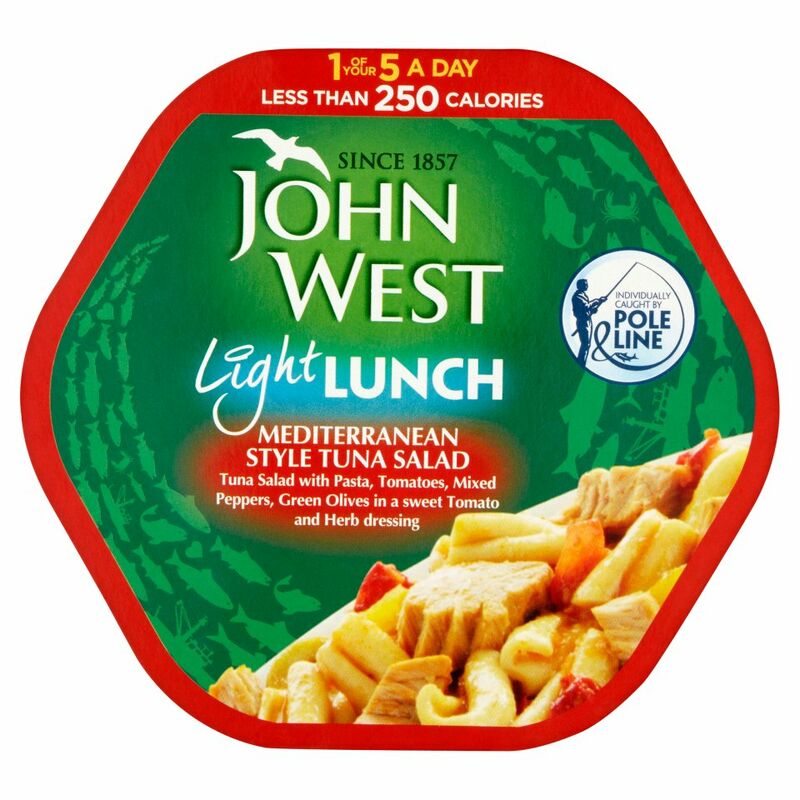 John West Light Lunch Mediterranean Style Tuna Salad 220g John West Light Lunch Mediterranean Style Tuna Salad 220g