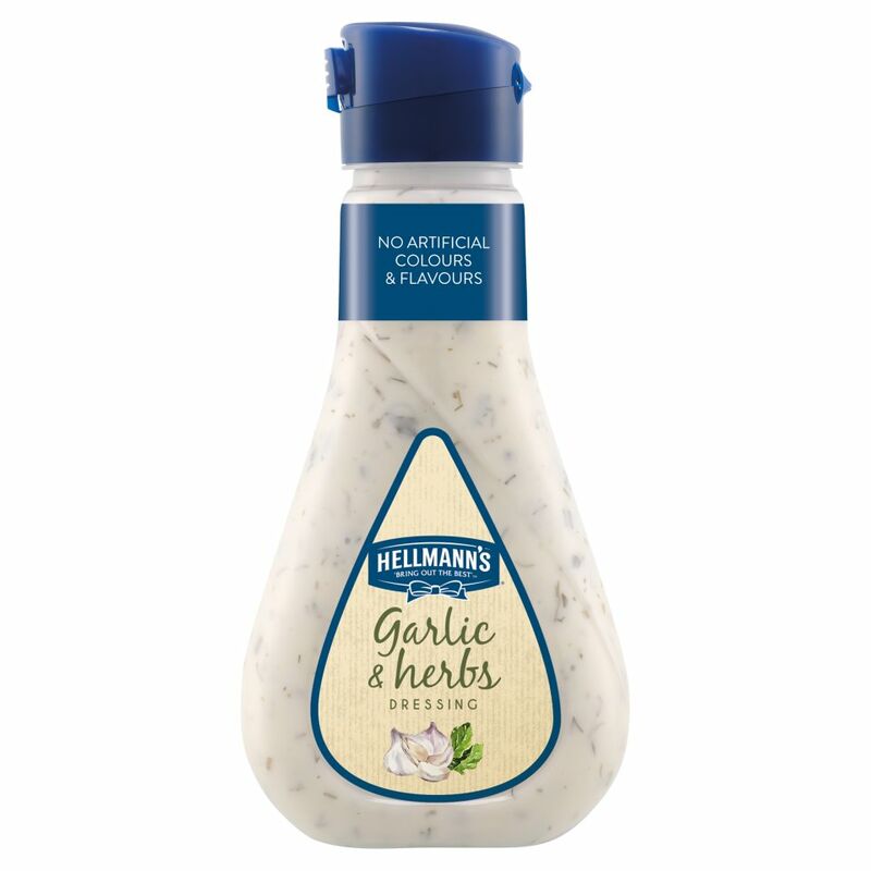 Hellmann's Garlic & Herb Dressing 235ml