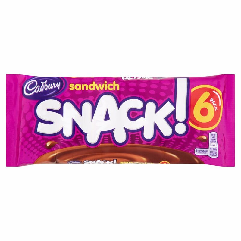 Cadbury Sandwich Snack 6 x 22g (132g) Cadbury Sandwich Snack 6 x 22g (132g)