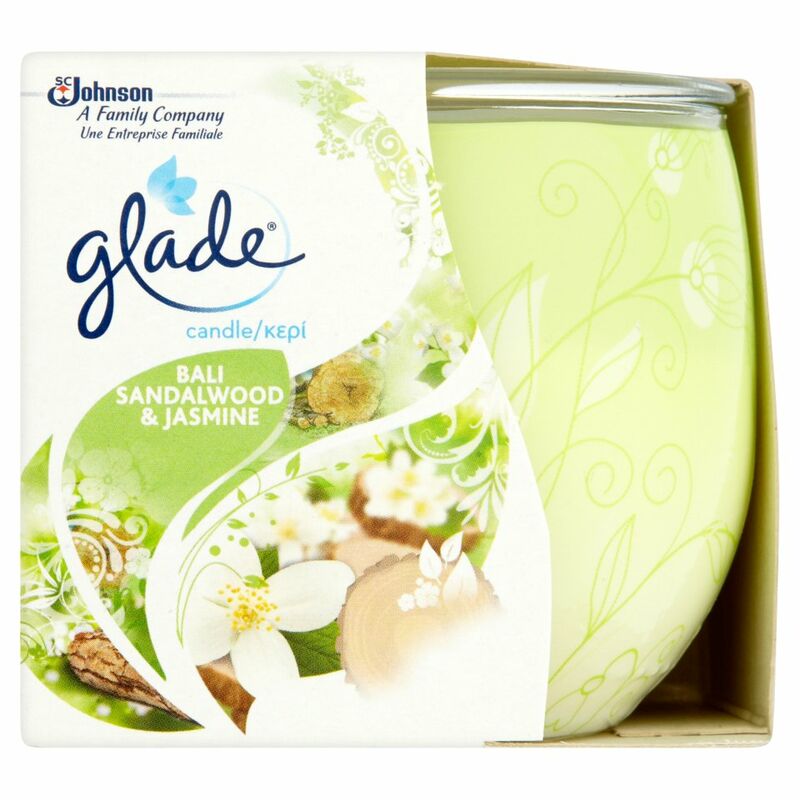 Glade Bali Sandalwood & Jasmine Candle 120g