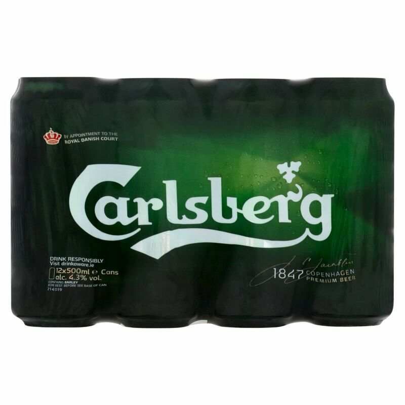 Carlsberg Lager 12 x 500ml Can