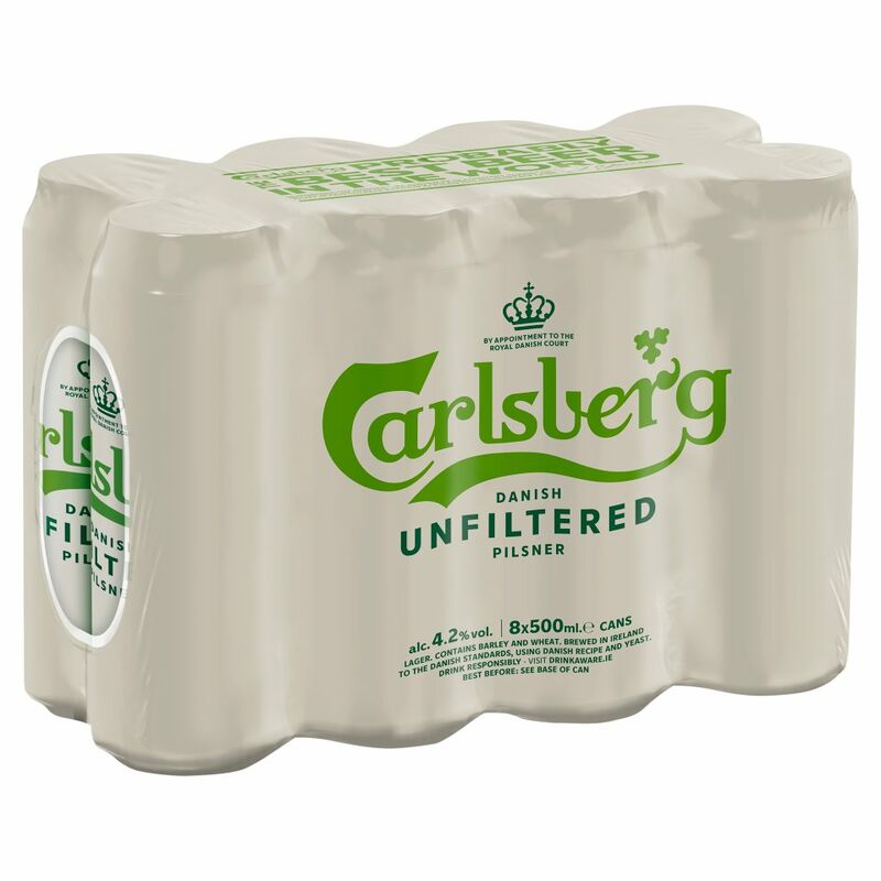 Carlsberg Unfiltered 8 x 500ml Can