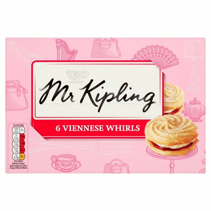 Mr Kipling 6 Viennese Whirls