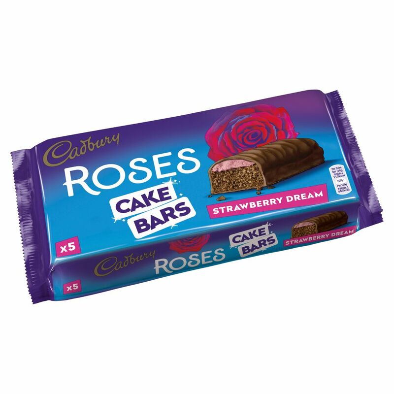 Cadbury 5 Roses Cake Bars Strawberry Dream