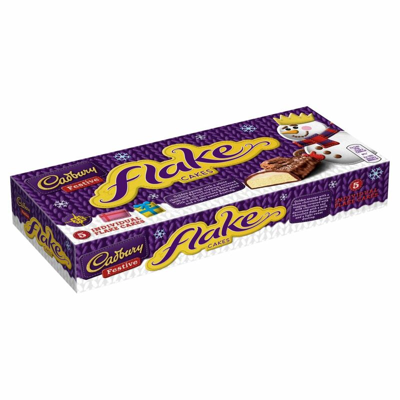 Cadbury 5 Festive Flake Cakes