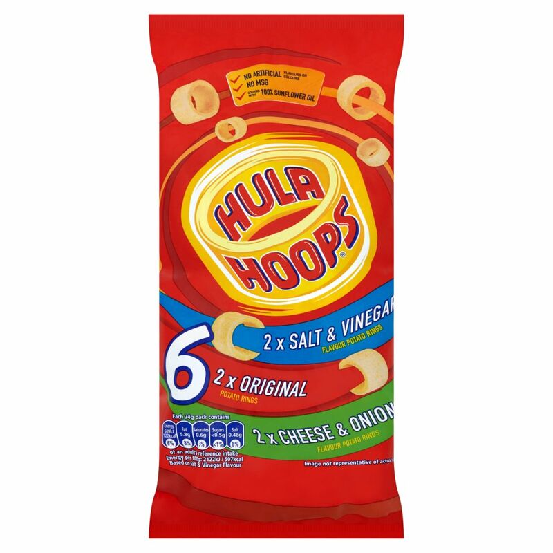 Hula Hoops Family Pack 6 x 24g Hula Hoops Family Pack 6 x 24g