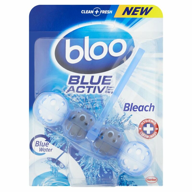 Bloo Blue Active Bleach Toilet Rim Block 50g