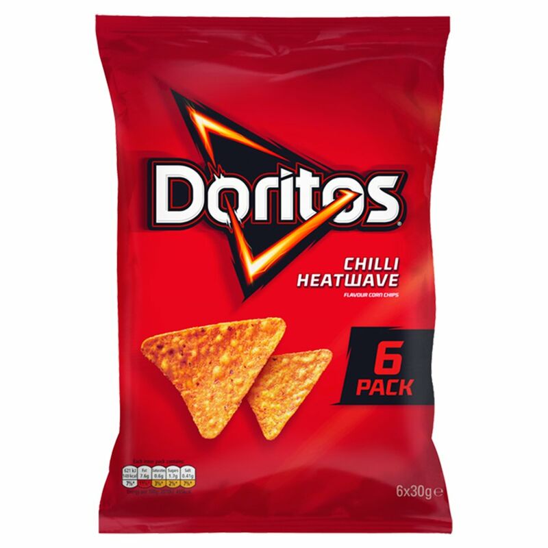 Doritos Chilli Heatwave Tortilla Chips 6x30g