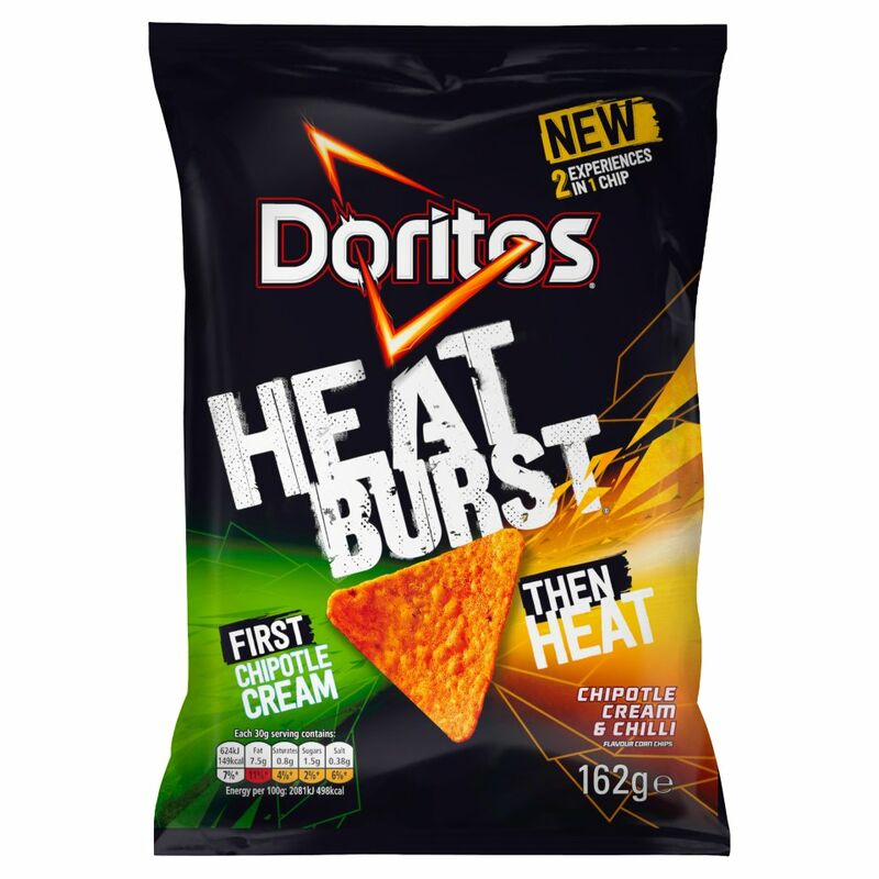 Doritos Heatburst Chipotle Cream & Chilli Tortilla Chips 162g