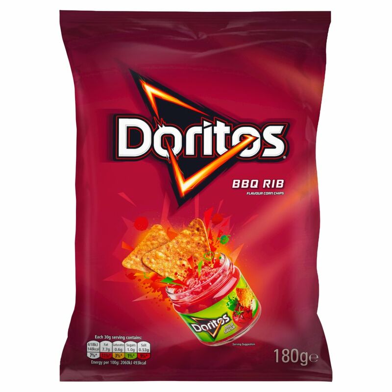 Doritos BBQ Rib Tortilla Chips 180g