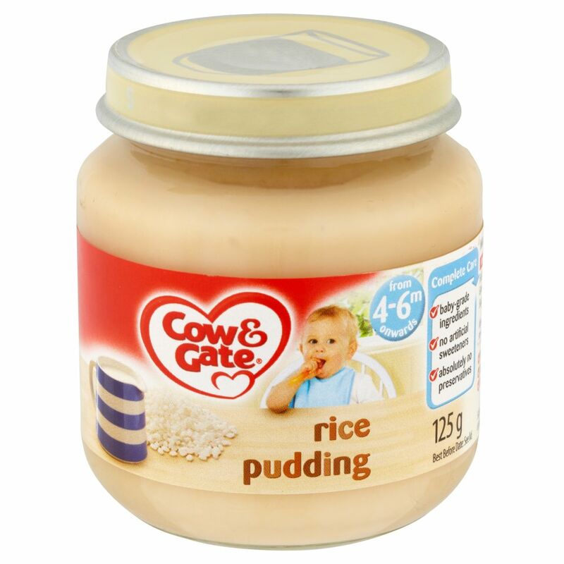 Cow & Gate Rice Pudding from 4-6m Onwards 125g
