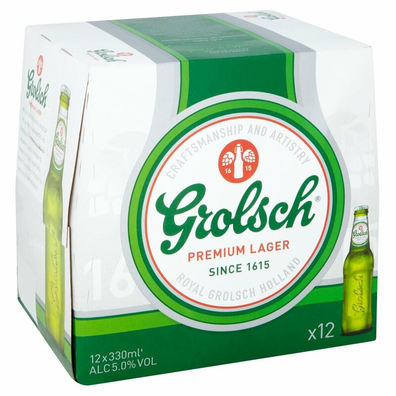 Grolsch Premium Lager 12 x 330ml Grolsch Premium Lager 12 x 330ml