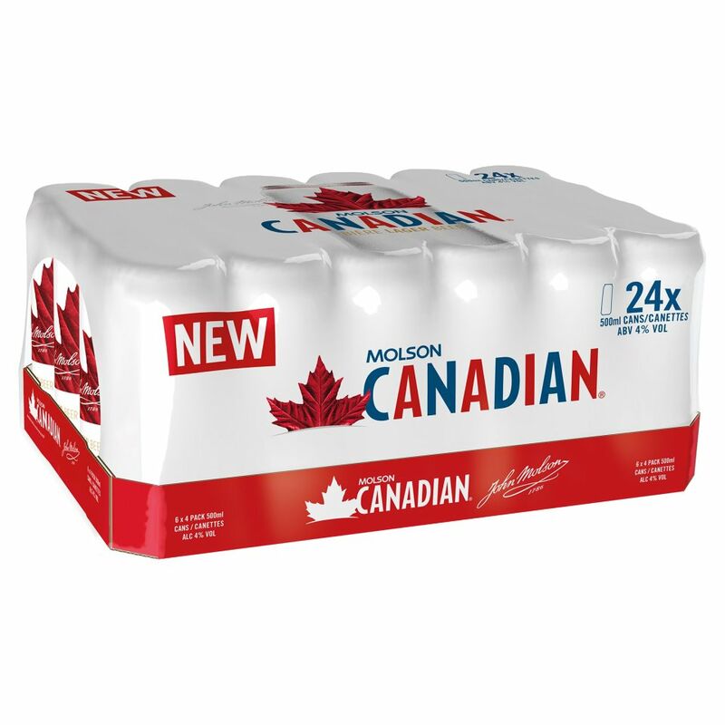 Molson Canadian Lager 24 x 500ml
