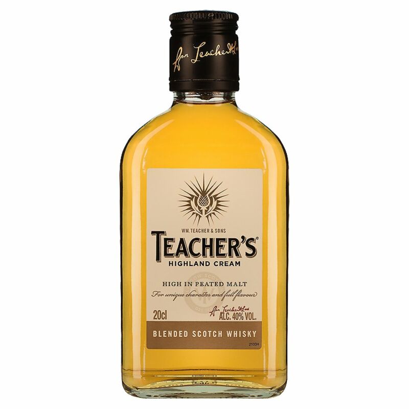 Teacher's Highland Cream Blended Scotch Whisky 200ml Teacher's Highland Cream Blended Scotch Whisky 200ml
