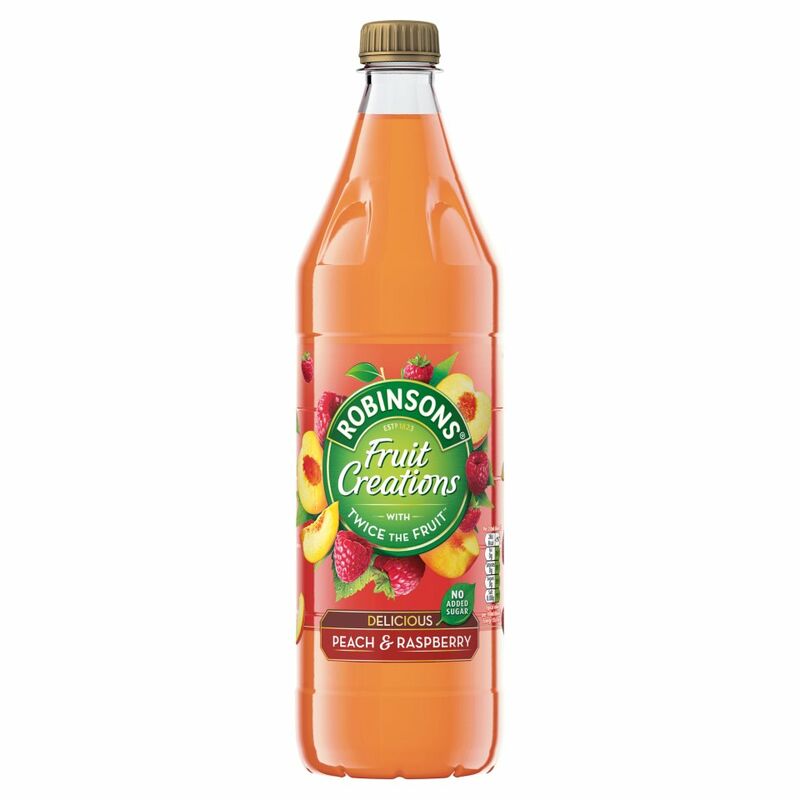 Robinsons Fruit Creations Delicious Peach & Raspberry 1L Robinsons Fruit Creations Delicious Peach & Raspberry 1L
