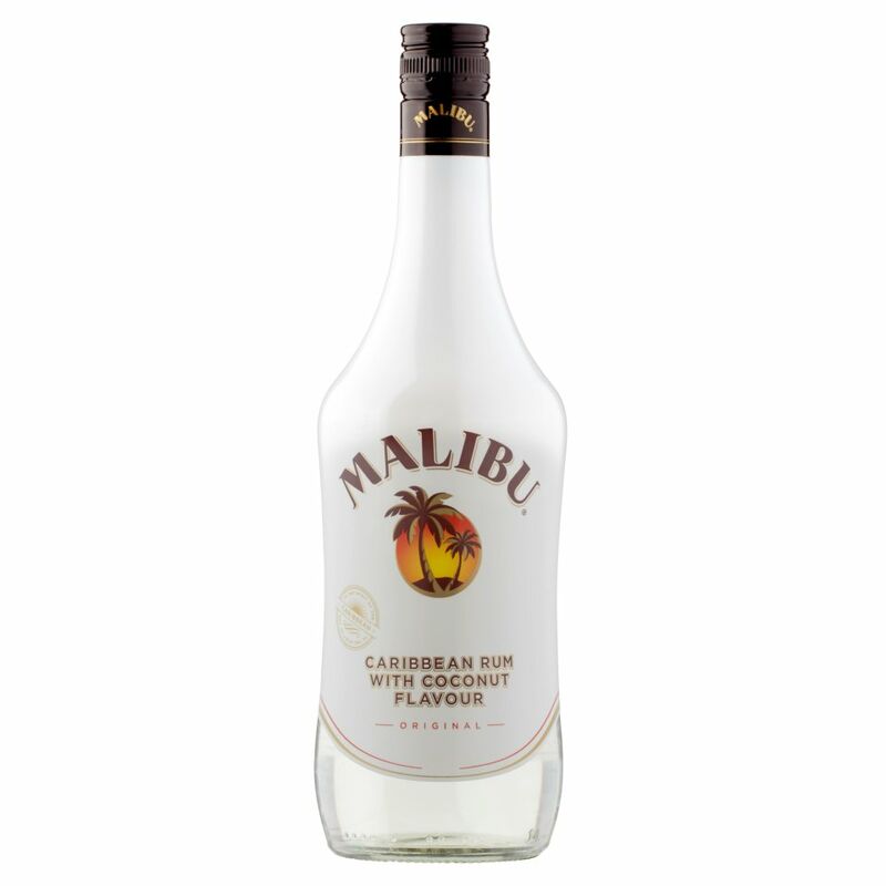 Malibu Caribbean Rum with Coconut Flavour Original 70cl Malibu Caribbean Rum with Coconut Flavour Original 70cl