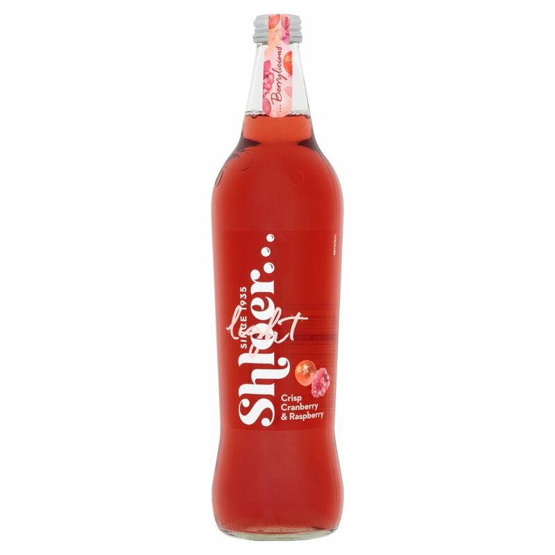 Shloer Crisp Cranberry & Raspberry Sparkling Juice Drink 750ml Shloer Crisp Cranberry & Raspberry Sparkling Juice Drink 750ml