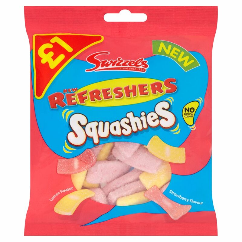 Swizzels Refreshers Squashies Lemon and Strawberry Flavour Swizzels Refreshers Squashies Lemon and Strawberry Flavour