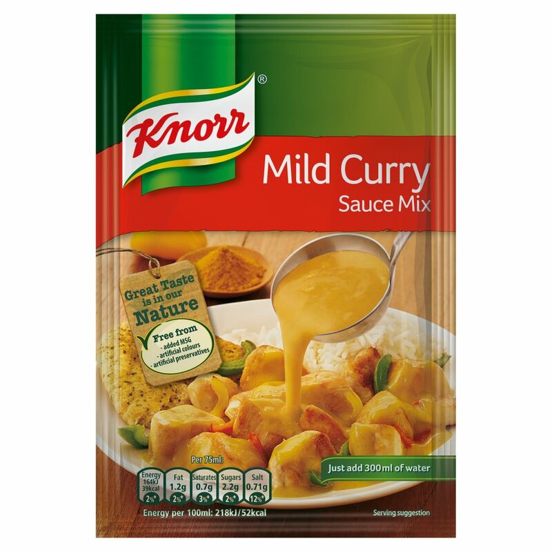 Knorr Mild Curry Sauce Mix 38g
