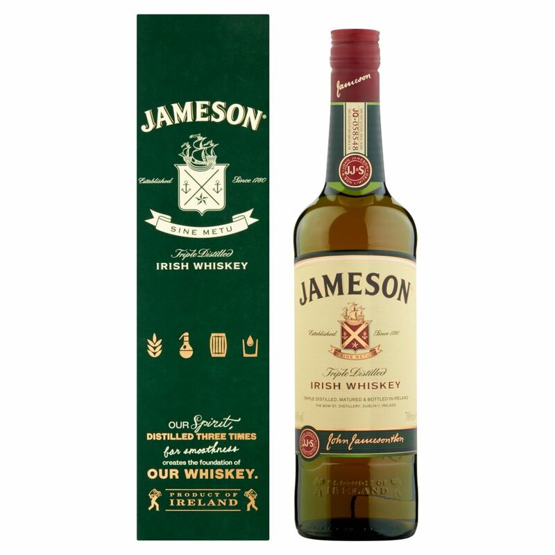 Jameson Triple Distilled Irish Whiskey 700ml Jameson Triple Distilled Irish Whiskey 700ml
