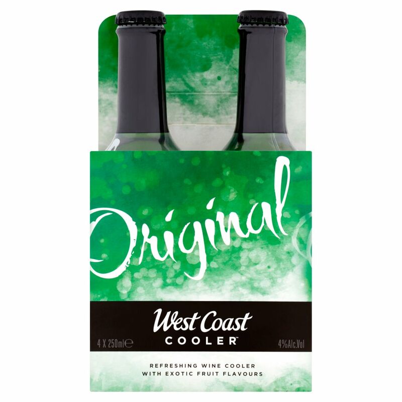 West Coast Cooler Original 4 x 250ml