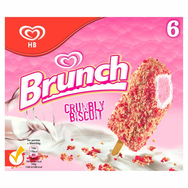 Brunch Ice Cream Lolly 6 x 90ml Brunch Ice Cream Lolly 6 x 90ml