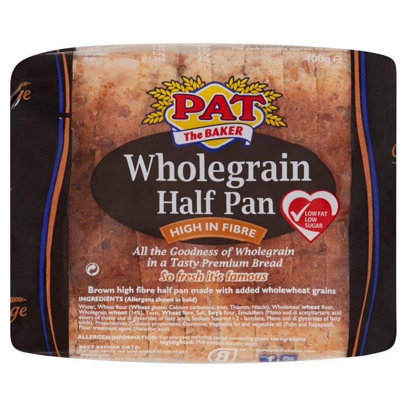 Pat the Baker Wholegrain Half Pan 400g Pat the Baker Wholegrain Half Pan 400g