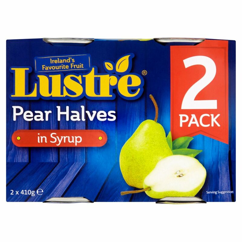Lustre Pears Halves in Syrup 2 x 410g