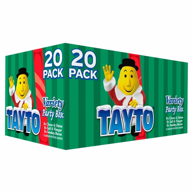 Tayto Variety Party Box 20 x 25g Tayto Variety Party Box 20 x 25g