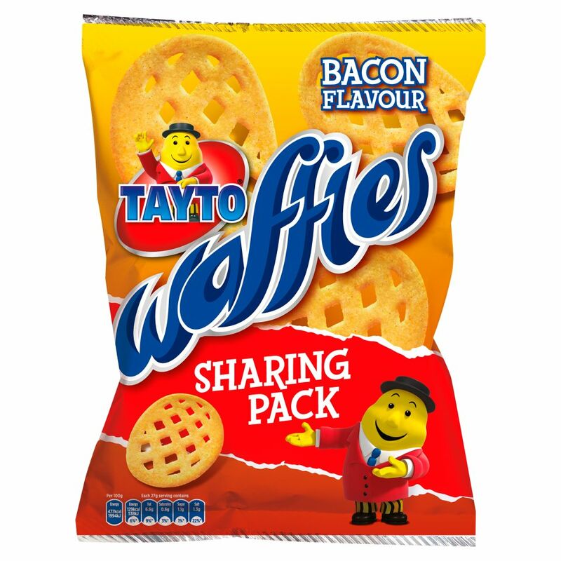 Tayto Waffles Bacon Flavour 110g Tayto Waffles Bacon Flavour 110g