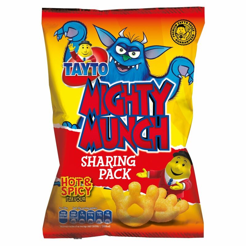 Tayto Mighty Munch Hot & Spicy Flavour 100g Tayto Mighty Munch Hot & Spicy Flavour 100g