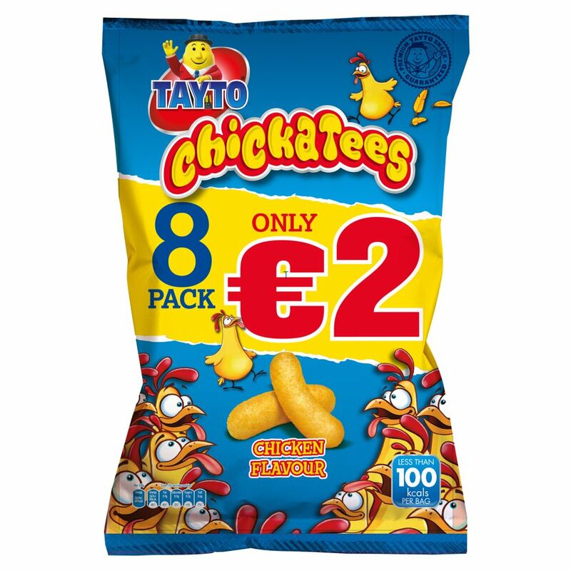 Tayto Chickatees Chicken Flavour 8 x 17g