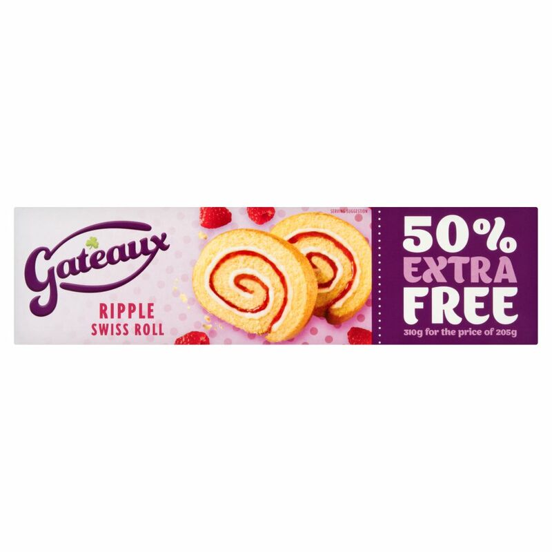 Gateaux Ripple Swiss Roll 310g