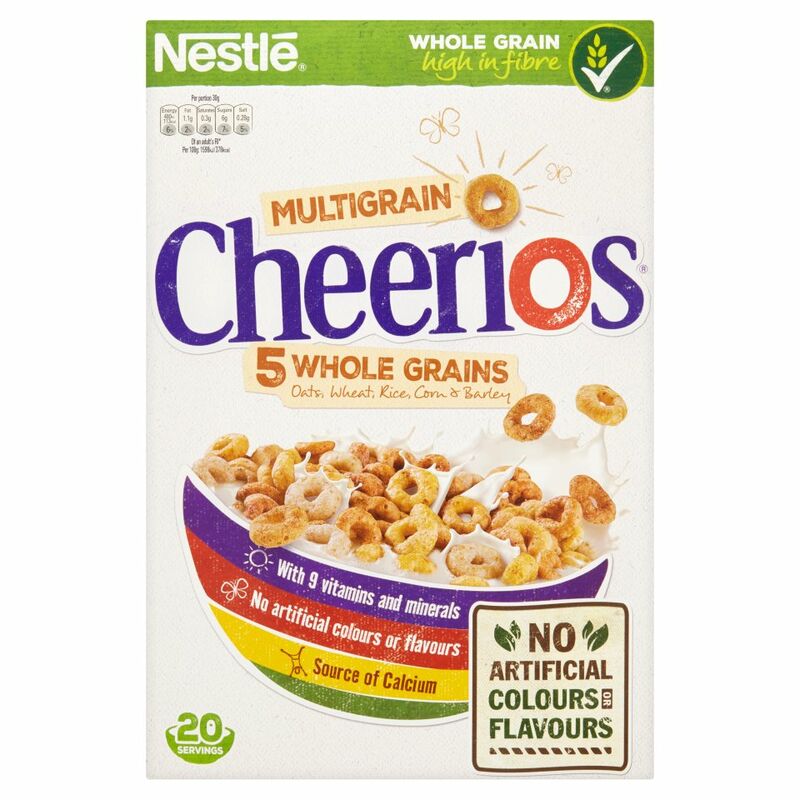 NESTLE CHEERIOS MULTIGRAIN Cereal 600g Box